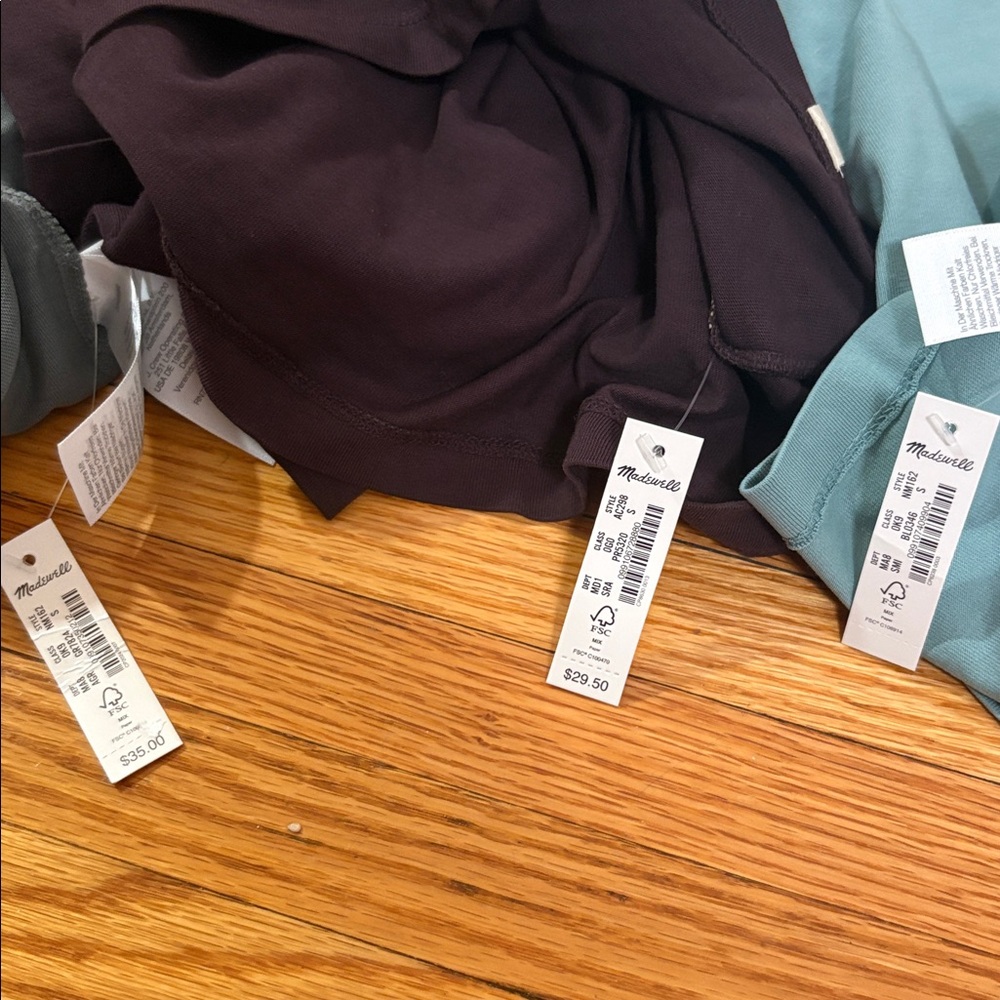 LOT of 3 NWT Madewell Allday T Shirts - Picture 5 of 5